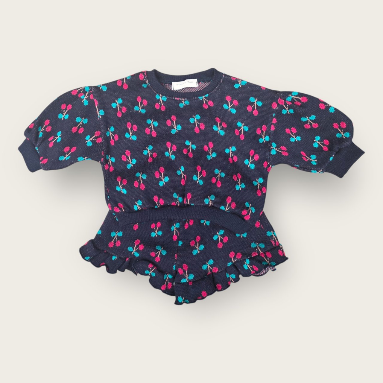 [PRE-ORDER] Cherry Frill Top Bottom Set