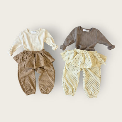 [PRE-ORDER] Dot Frill Jogger Pants