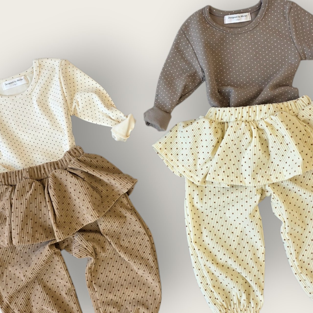 [PRE-ORDER] Dot Frill Jogger Pants