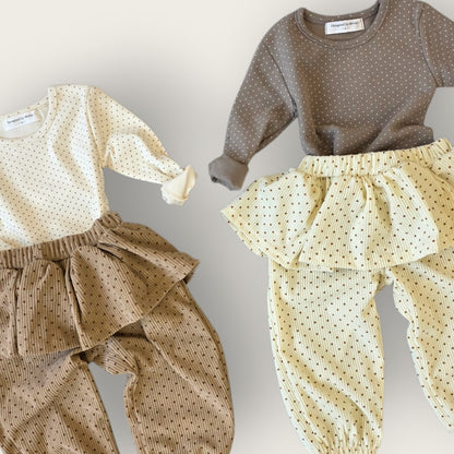 [PRE-ORDER] Dot Frill Jogger Pants