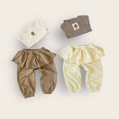 [PRE-ORDER] Dot Frill Jogger Pants