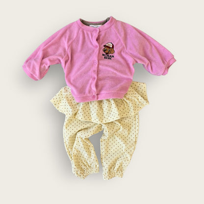 [PRE-ORDER] Dot Frill Jogger Pants