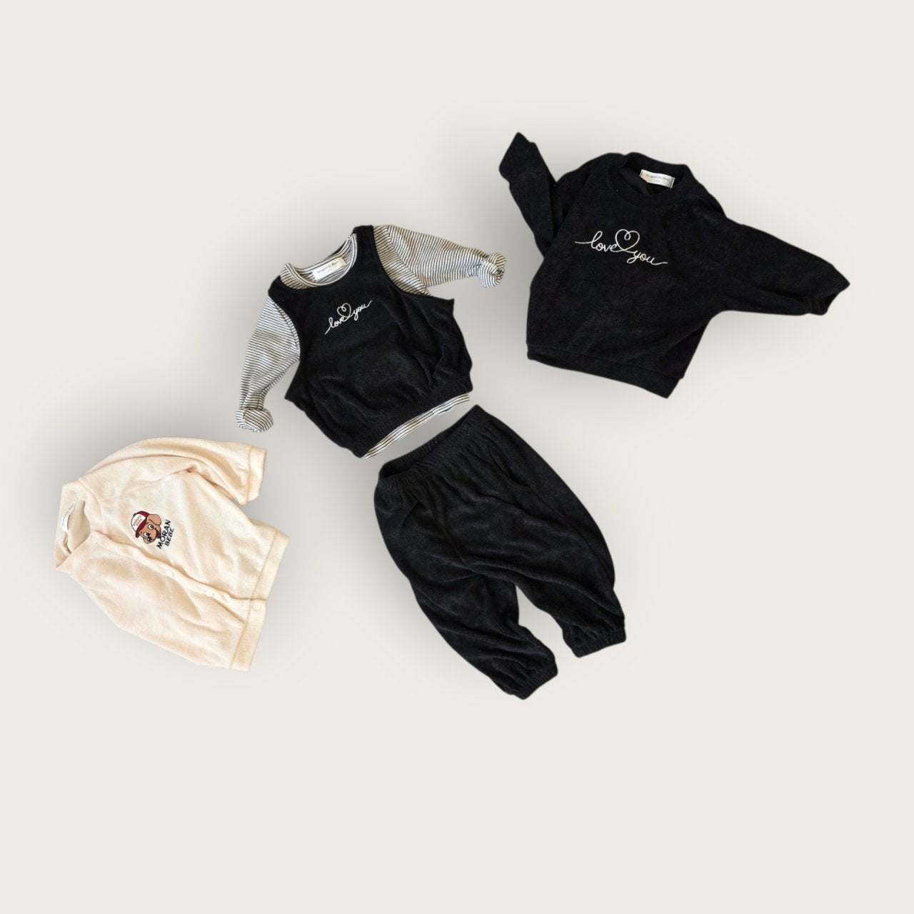 [PRE-ORDER] Love You Vest Bottom Set