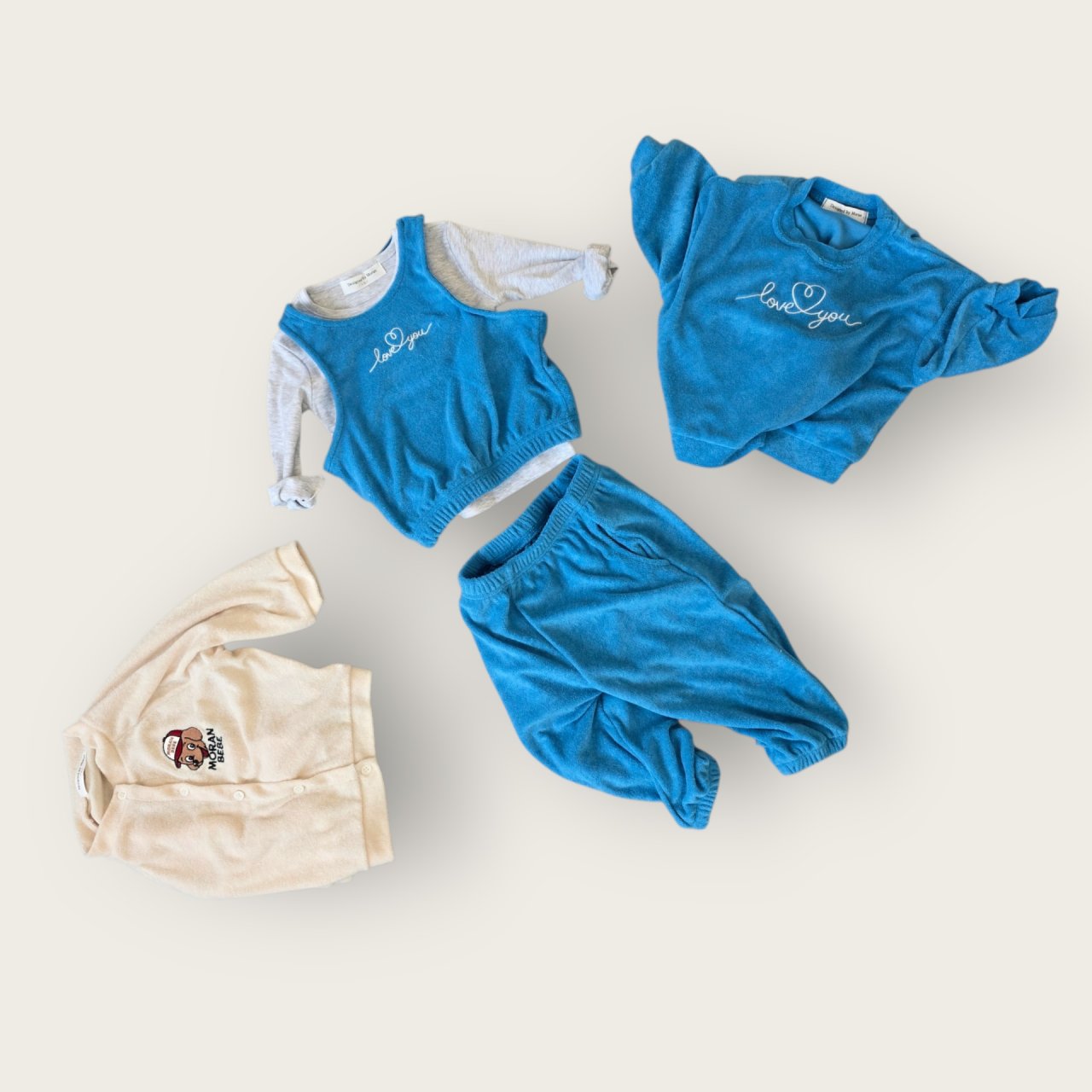 [PRE-ORDER] Love You Vest Bottom Set