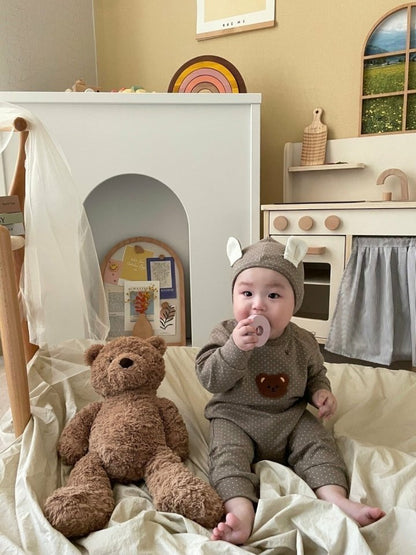 [PRE-ORDER] Bear Body Suit + Bonnet Set