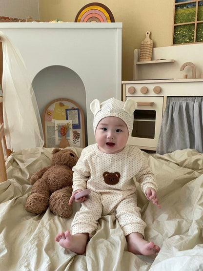 [PRE-ORDER] Bear Body Suit + Bonnet Set
