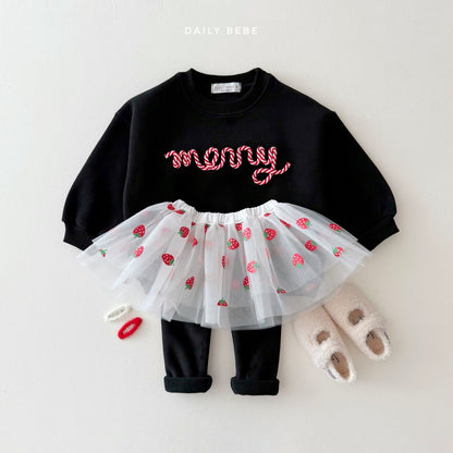 [PRE-ORDER] Embroidery Merry Sweatshirts