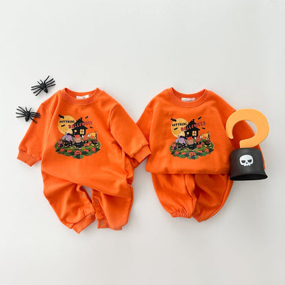 [Limit Time Order] Pumpkin Top Bottom Set