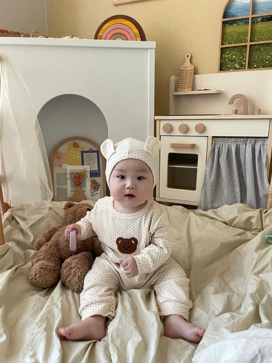 [PRE-ORDER] Bear Body Suit + Bonnet Set
