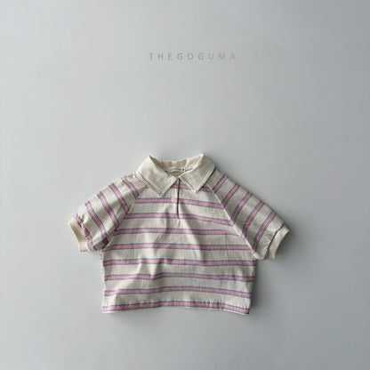 [PRE-ORDER] Pong Pong Stripe Collar T-Shirts