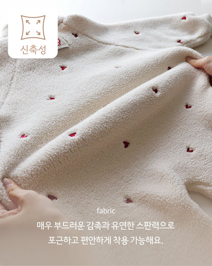 [PRE-ORDER] Heart Overfit Jacket (Mom Couple)