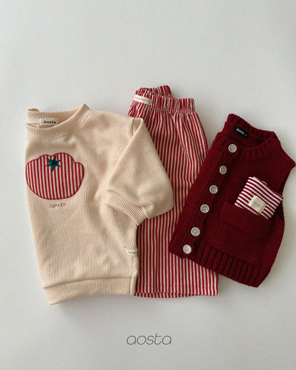 Louis Pants [Red/S(0-1yr), Red/L(2-3yr)]
