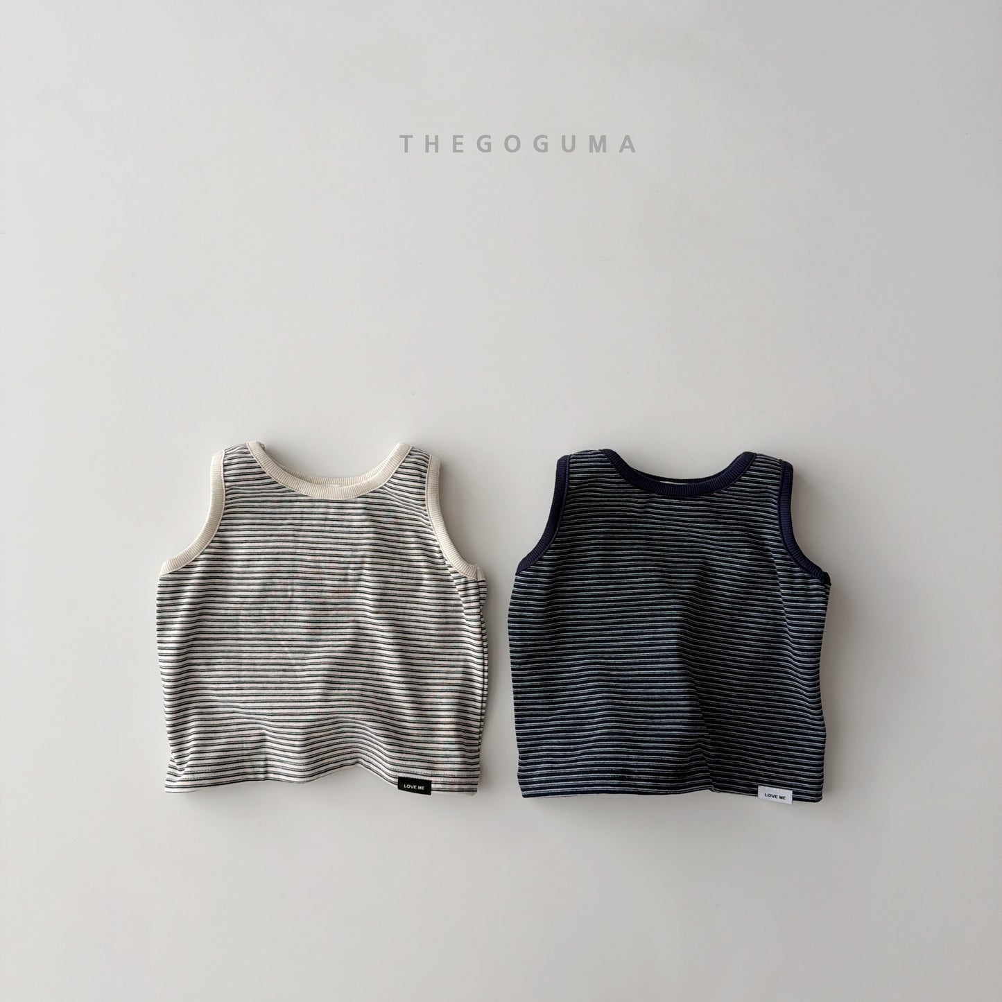 [PRE-ORDER] Petite Stripe Sleeveless T-Shirts
