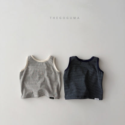 [PRE-ORDER] Petite Stripe Sleeveless T-Shirts