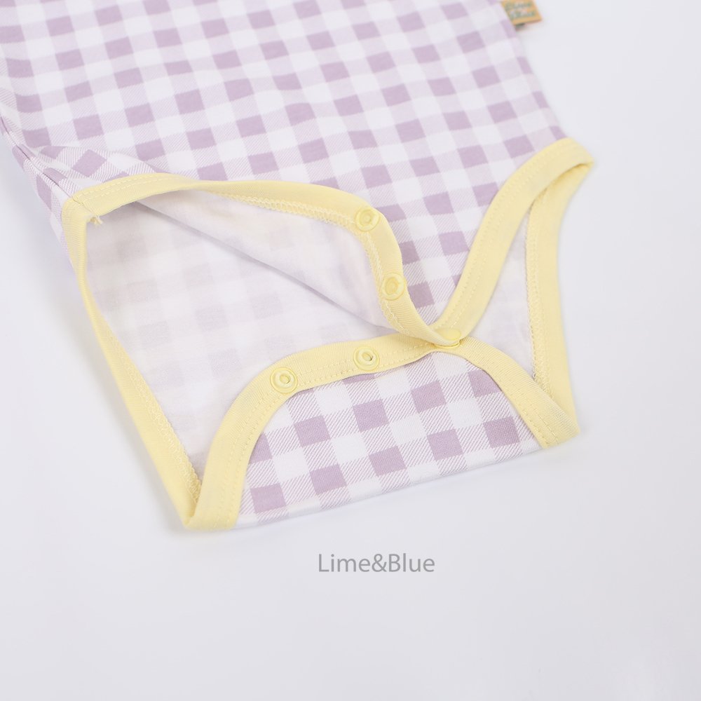 [PRE-ORDER] Summer Check Check Body Suit
