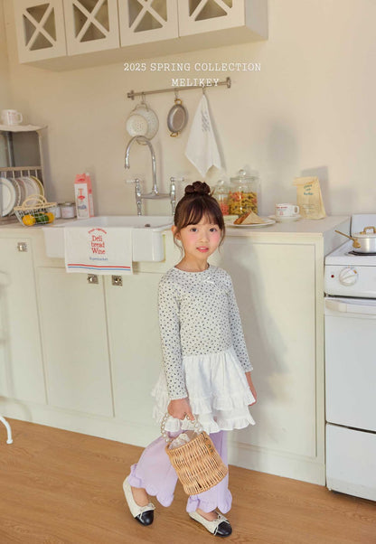 Rose Crop T-Shirts [Oatmeal/L(4-5yr)]