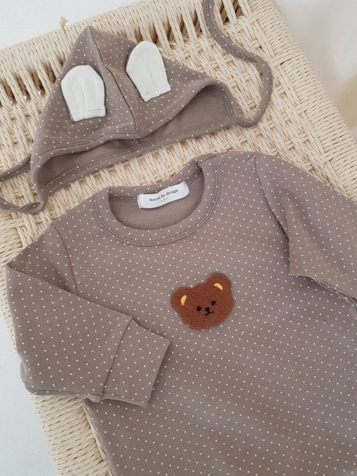 [PRE-ORDER] Bear Body Suit + Bonnet Set