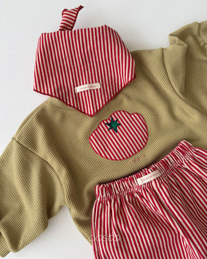 Tomato Sweatshirts [Ivory/M(1-2yr)]