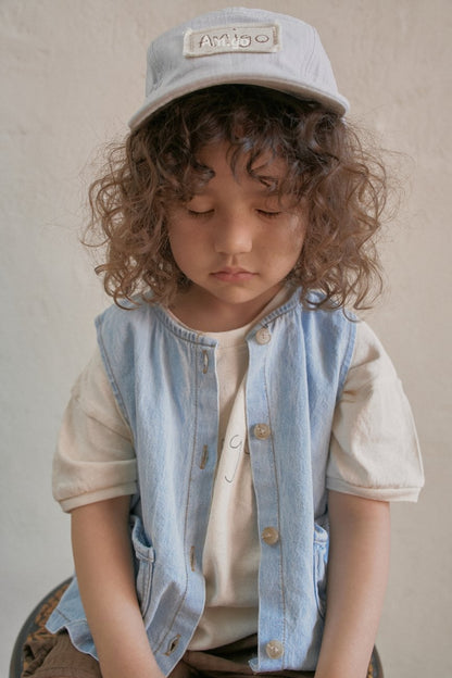 [PRE-ORDER] Round Denim Vest
