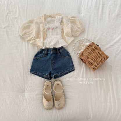 Three Rose Blouse [M(3-4yr)]