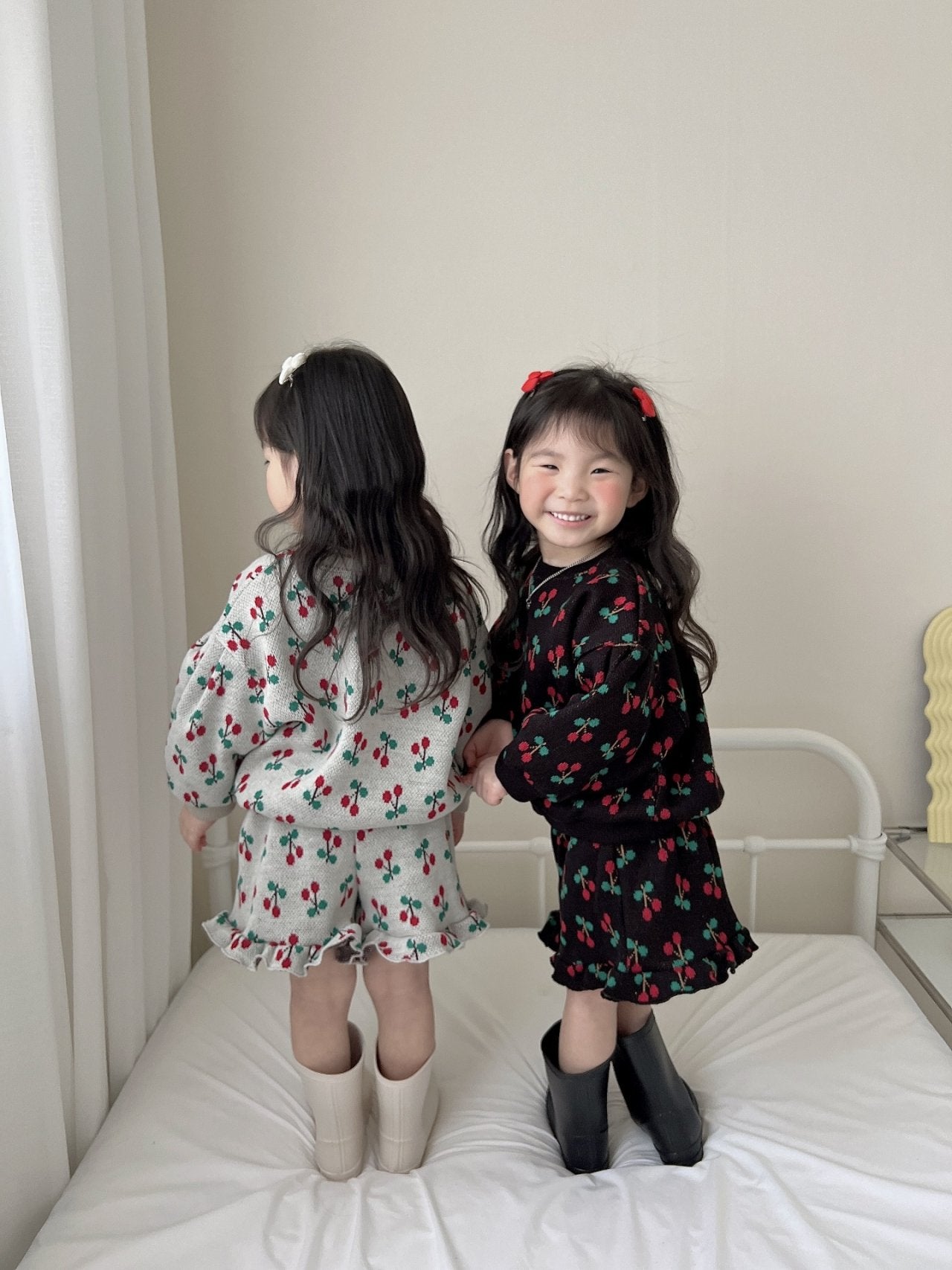 [PRE-ORDER] Cherry Frill Top Bottom Set