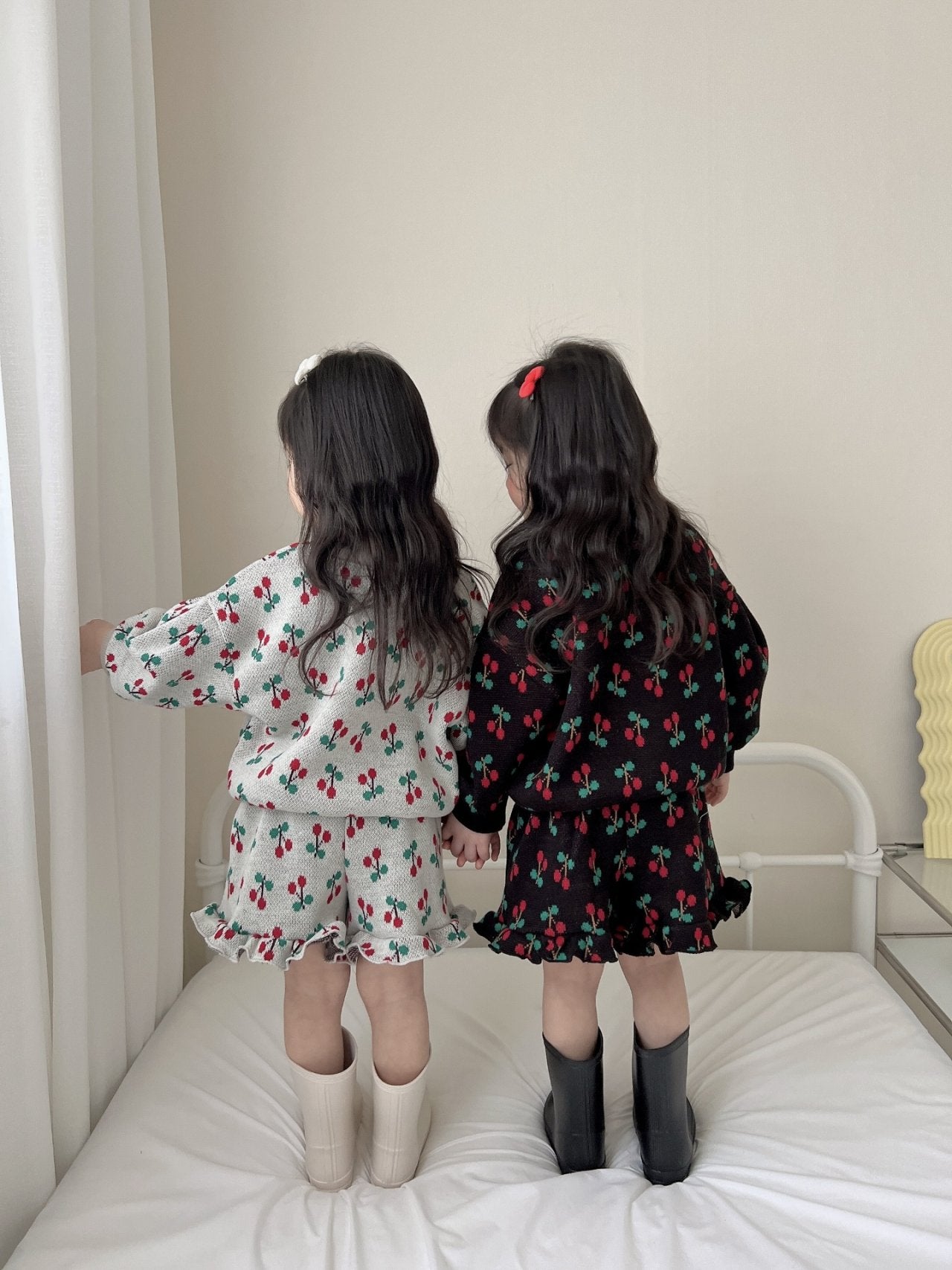[PRE-ORDER] Cherry Frill Top Bottom Set