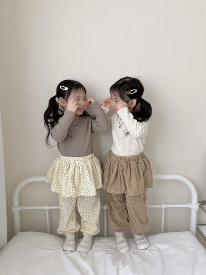 [PRE-ORDER] Dot Frill Jogger Pants