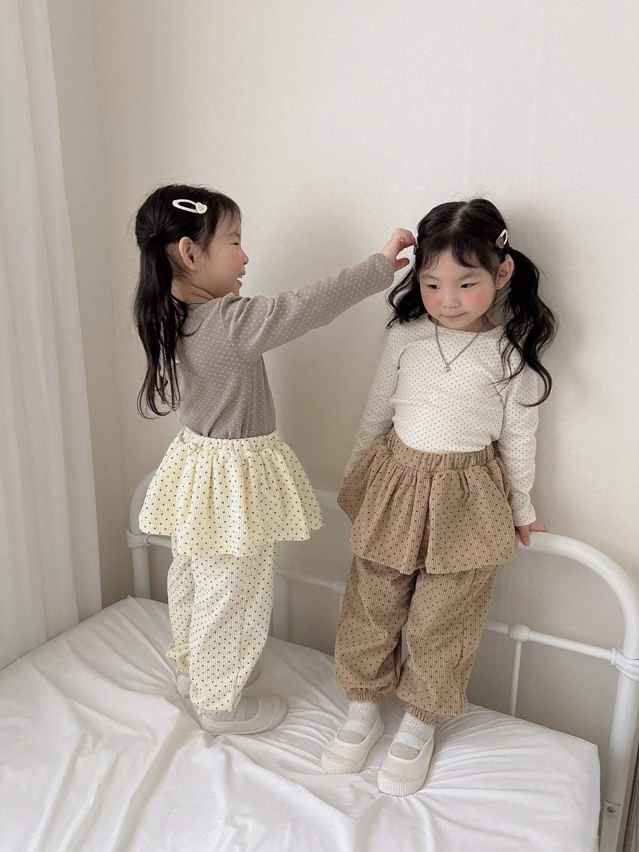 [PRE-ORDER] Dot Frill Jogger Pants