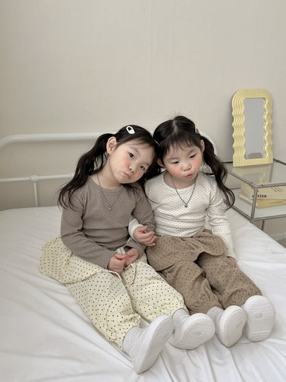 [PRE-ORDER] Dot Frill Jogger Pants