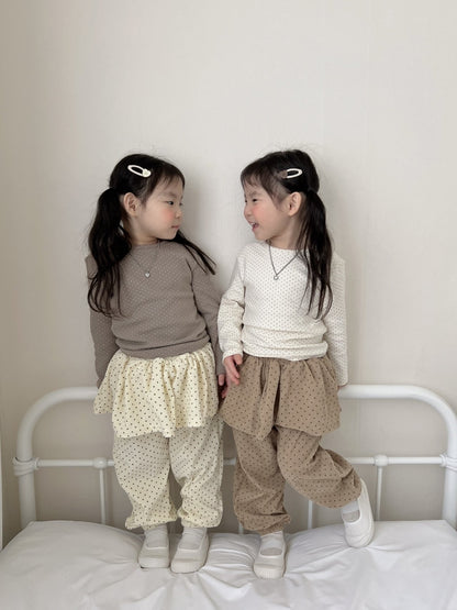 [PRE-ORDER] Dot Frill Jogger Pants