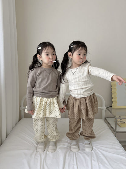 [PRE-ORDER] Dot Frill Jogger Pants