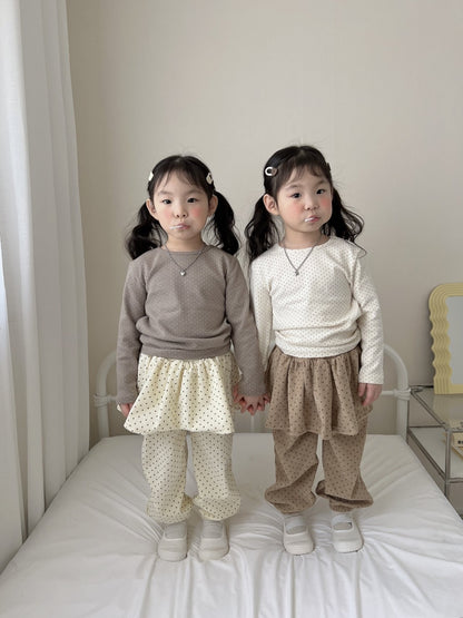 [PRE-ORDER] Dot Frill Jogger Pants