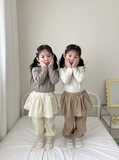 [PRE-ORDER] Dot Frill Jogger Pants