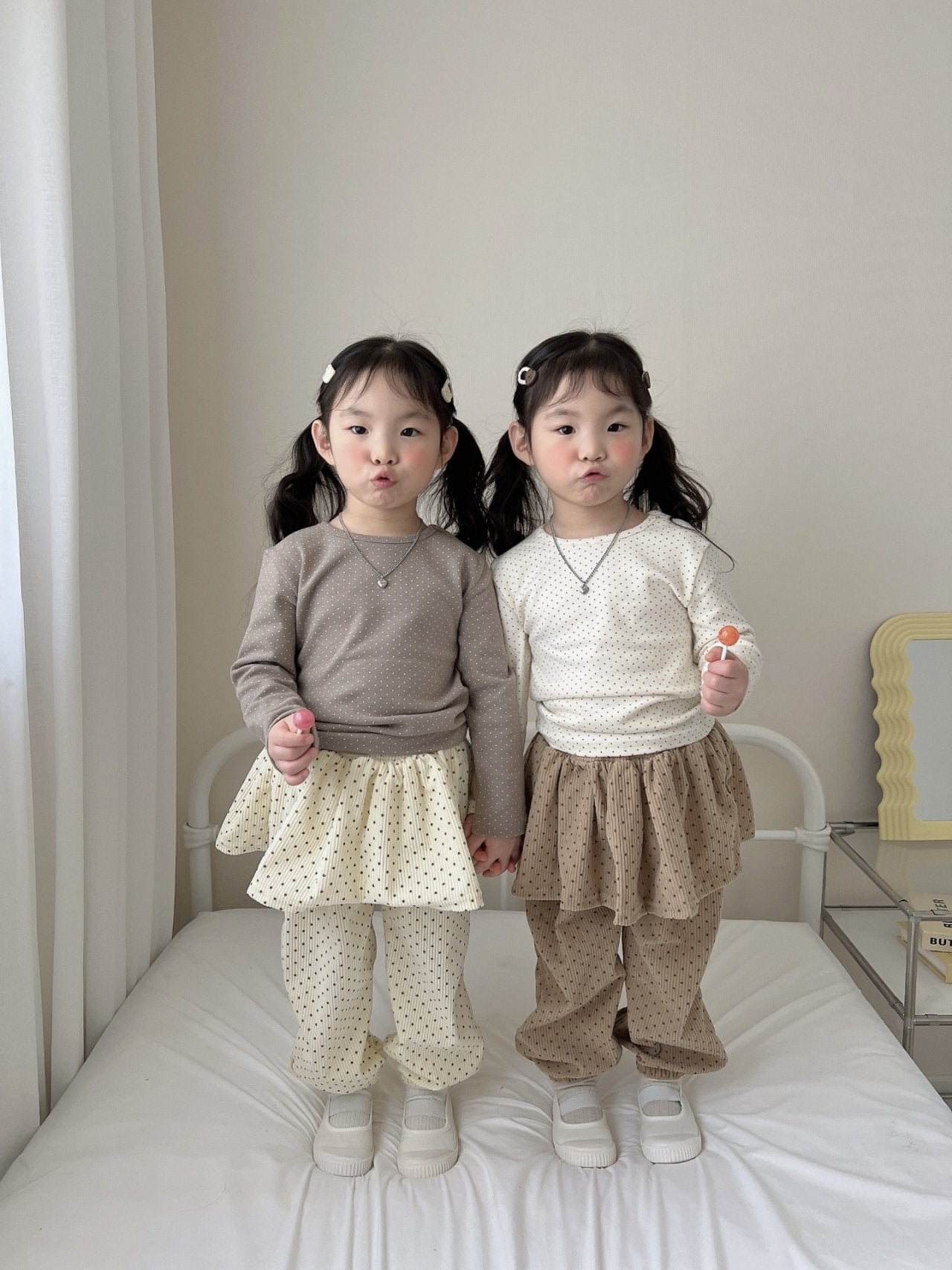 [PRE-ORDER] Dot Frill Jogger Pants