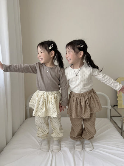 [PRE-ORDER] Dot Frill Jogger Pants
