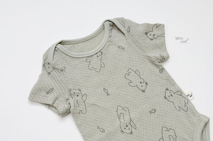 [PRE-ORDER] Summer Fish Bear Body Suit
