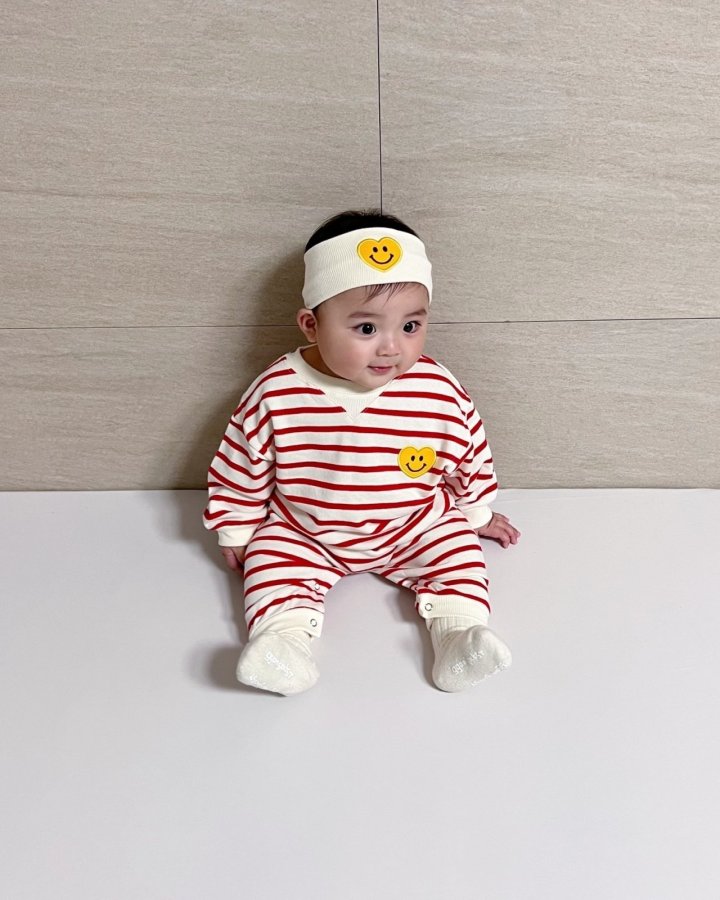 [PRE-ORDER] Heart Smile Body Suit+Hair Band Set