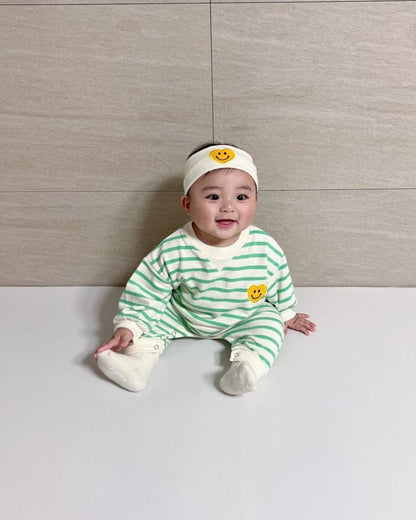 [PRE-ORDER] Heart Smile Body Suit+Hair Band Set