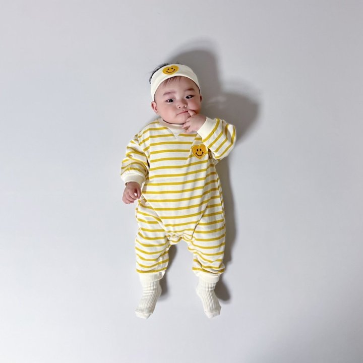 [PRE-ORDER] Heart Smile Body Suit+Hair Band Set