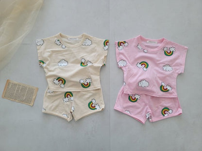 [PRE-ORDER] Rainbow Cloud Top Bottom Set