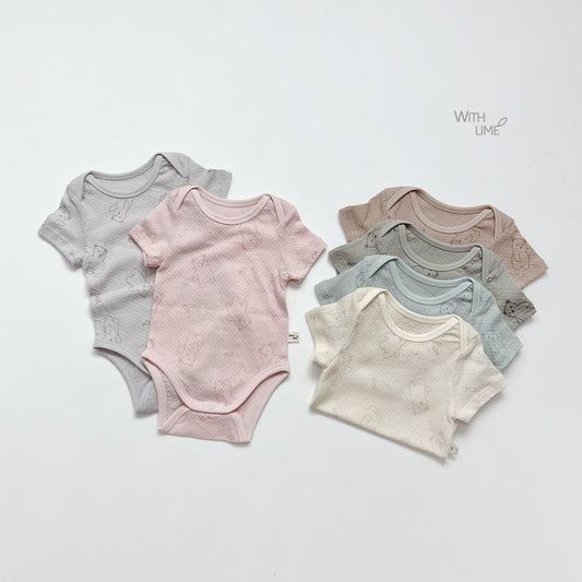 [PRE-ORDER] Summer Fish Bear Body Suit