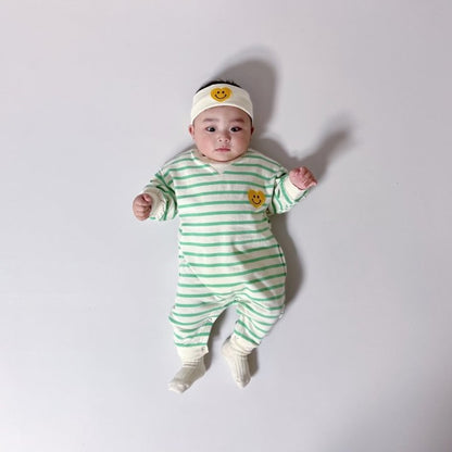 [PRE-ORDER] Heart Smile Body Suit+Hair Band Set