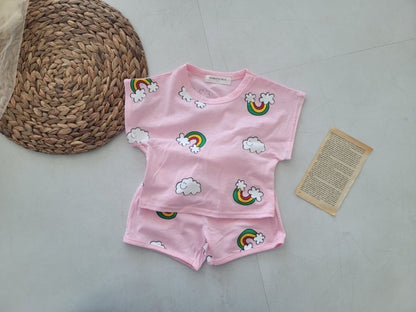 [PRE-ORDER] Rainbow Cloud Top Bottom Set