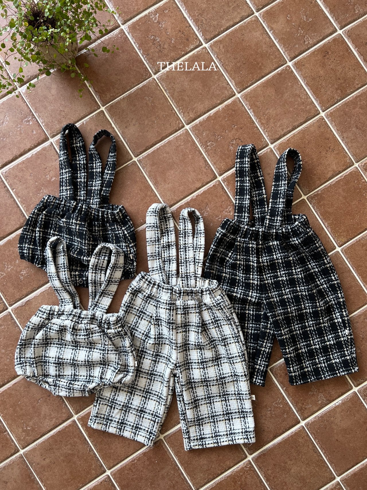 [PRE-ORDER] Check Suspender Pants