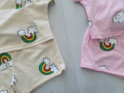 [PRE-ORDER] Rainbow Cloud Top Bottom Set