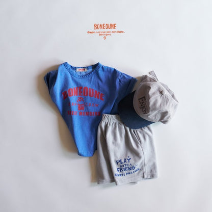 Crew T-Shirts [Blue/XS(1-2yr)]