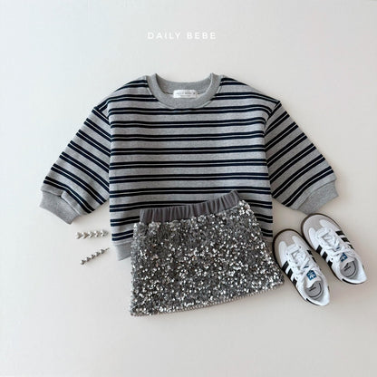 Spangles Skirts [Silver/JS(7-8yr)]