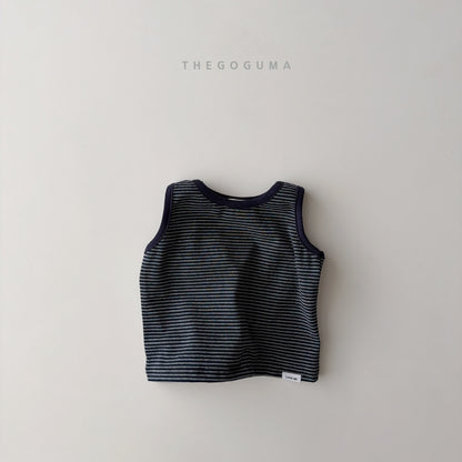 [PRE-ORDER] Petite Stripe Sleeveless T-Shirts