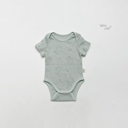 [PRE-ORDER] Summer Fish Bear Body Suit
