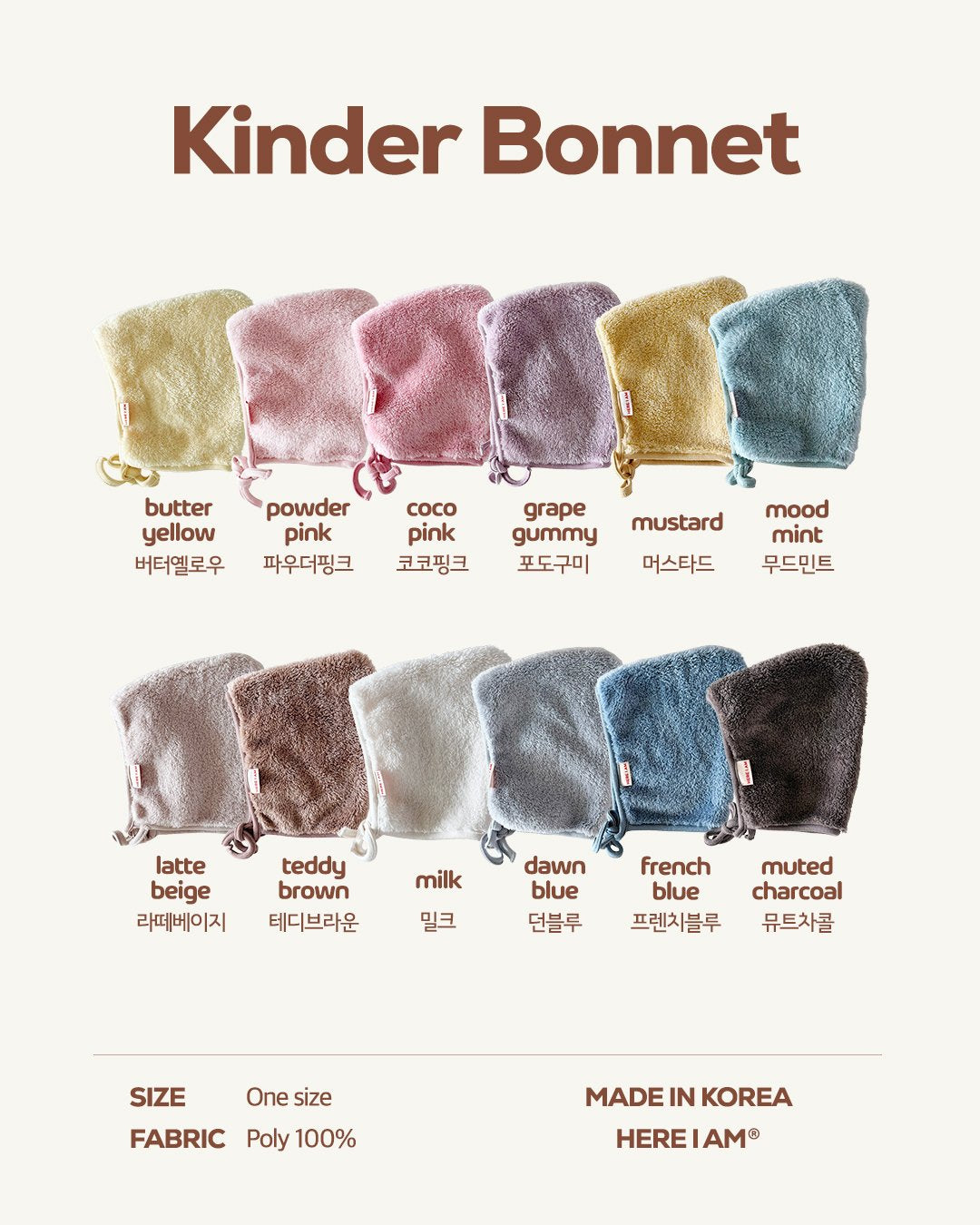 [PRE-ORDER] Kinder Bonnet